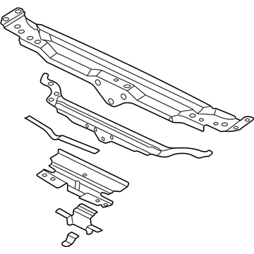 5003854AH Mopar CROSSMEMBER-Upper Radiator Mounting Illustration 1 of 1