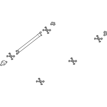 Mopar 5146769AB Drive Shaft 5146769AB Mopar Drive Shaft Illustration 1 of 1