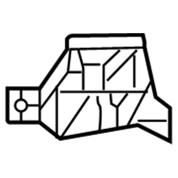 68023330AB Mopar Bracket-Fender Front Carrier MOUNTI Illustration 1 of 1