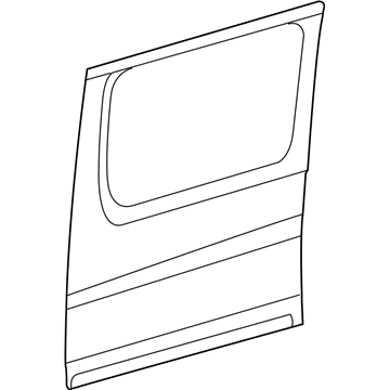 68009152AA Mopar Body Side Panel Illustration 1 of 1