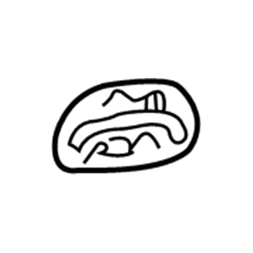 Mopar SH74TL2AA Grab Handle SH74TL2AA Mopar Grab Handle Illustration 1 of 1