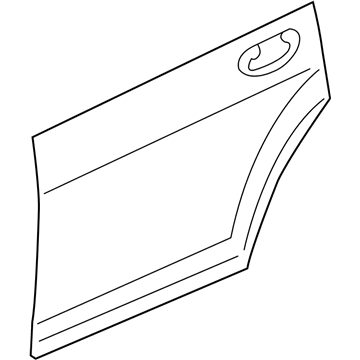 5074265AA Mopar Door-Door Outer Illustration 1 of 1