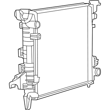 2013 Ram 3500 Radiator - 55057090AC