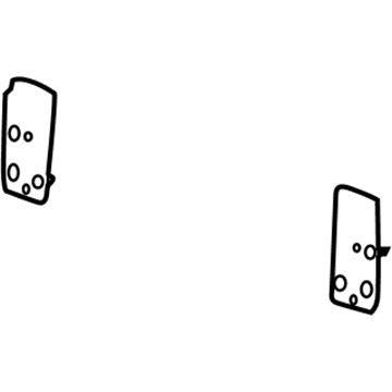 68248700AA Mopar Rear Bumper Bracket Illustration 1 of 1