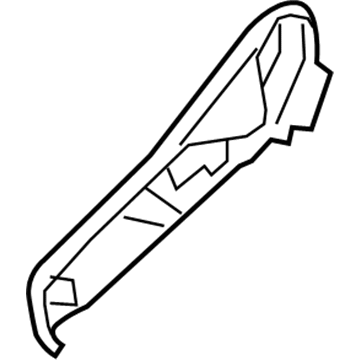 1PF72ZJ3AA Mopar Seat Cushion Shield Illustration 1 of 1