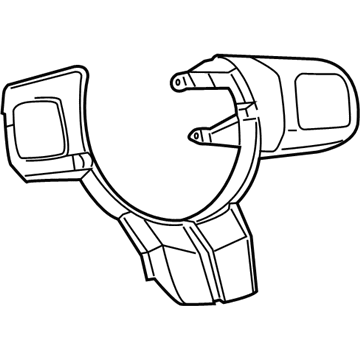 Mopar 1TE62XDVAB Steering Wheel Bezel 1TE62XDVAB Mopar Steering Wheel Bezel Illustration 1 of 1