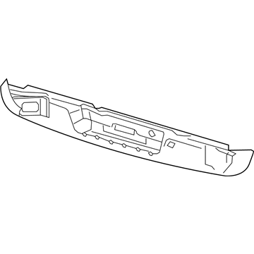 5073625AE Mopar Step Bumper Illustration 1 of 1