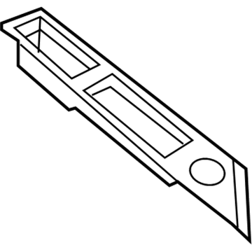 68019009AB Mopar Switch Bezel Illustration 1 of 1