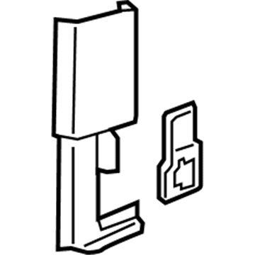 6EN00TX7AC Mopar B Pillar Molding Illustration 1 of 1