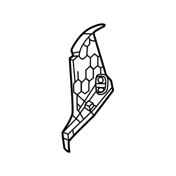 7MD28TX7AA Mopar Rear Seat Shield Illustration 1 of 1