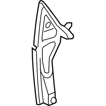 5067278AD Mopar Front Door Glass Lower Channel Illustration 1 of 1