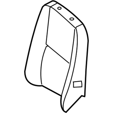 68010842AA Mopar Seat Back Pad Illustration 1 of 1
