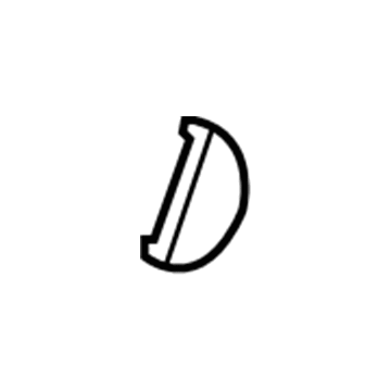 Mopar 1HE57DX9AA Bezel-Seat Belt Anchor 1HE57DX9AA Mopar Bezel-Seat Belt Anchor Illustration 1 of 1