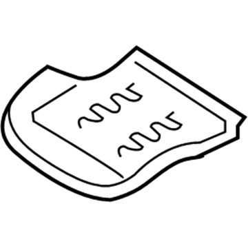 68010849AA Mopar Frame St-Seat Cushion Illustration 1 of 1