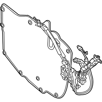 68268758AA Mopar Carrier Plate Panel Illustration 1 of 1