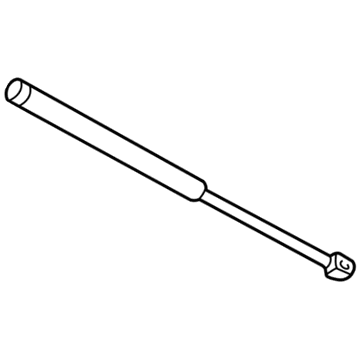 2006 Jeep Wrangler Lift Support - 55076310AD