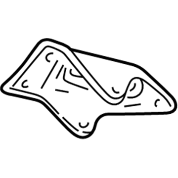 52058636AC Mopar Bracket-Insulator Illustration 1 of 1