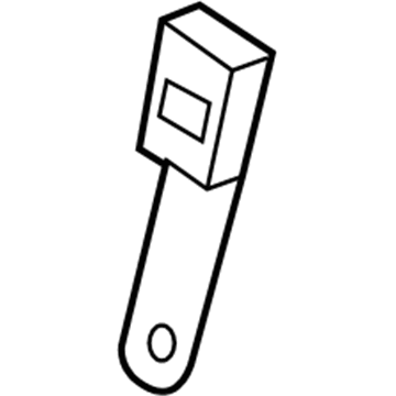 Mopar YS361D1AC Buckle Half Seat Belt YS361D1AC Mopar Buckle Half Seat Belt Illustration 1 of 1