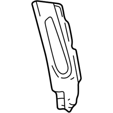 55362279AD Mopar Tail lamp Mounting Panel Illustration 1 of 1