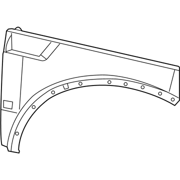 2010 Dodge Nitro Fender - 55360844AD
