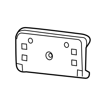 2024 Jeep Gladiator License Plate - 68295610AA