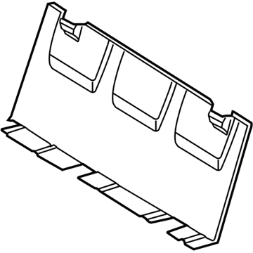 Mopar 5134096AA Seat Back Panel 5134096AA Mopar Seat Back Panel Illustration 1 of 1
