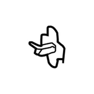 5103707AA Mopar Bracket-Rear SEATBACK Illustration 1 of 1