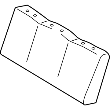 5134106AA Mopar Rear Seat Back Illustration 1 of 1