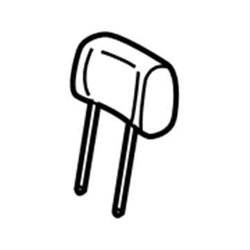 5125368AA Mopar Headrest Illustration 1 of 1