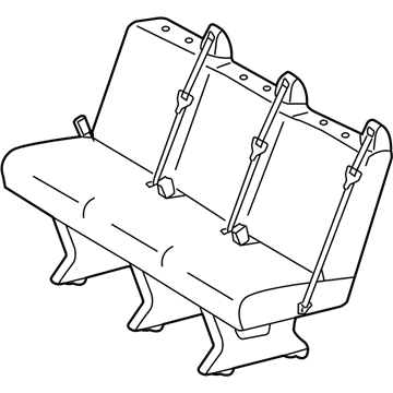 5133130AA Mopar Rear Seat Illustration 1 of 1