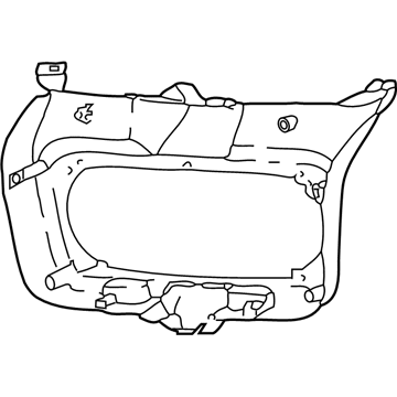 1AJ40XDVAI Mopar Liftgate Trim Panel Illustration 1 of 1