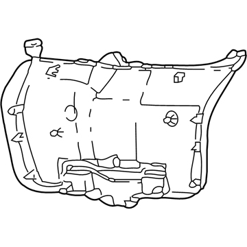 YG71XDVAI Mopar Liftgate Trim Panel Illustration 1 of 1