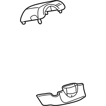 2003 Dodge Ram 1500 Steering Column Cover - 5GW80DX9AE