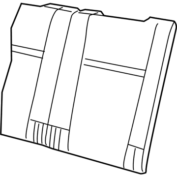 1QL931DVAA Mopar Rear Seat Back Cover Illustration 1 of 1
