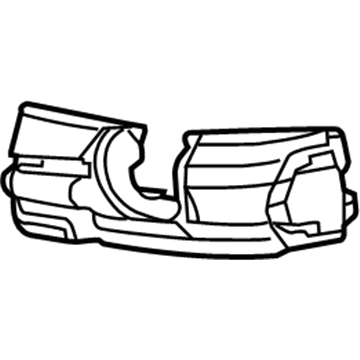 5101009AA Mopar Front Energy Absorber Illustration 1 of 1