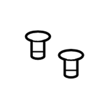 6509106AA Mopar NUT/RIVET-HEXAGON Drive Illustration 1 of 1