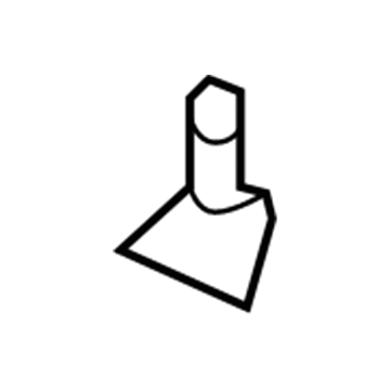 SE87XXXAA Mopar Lock Knob Bezel Illustration 1 of 1