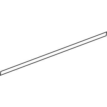 Mopar 1BB35EGJAB Front Door Molding 1BB35EGJAB Mopar Front Door Molding Illustration 1 of 1