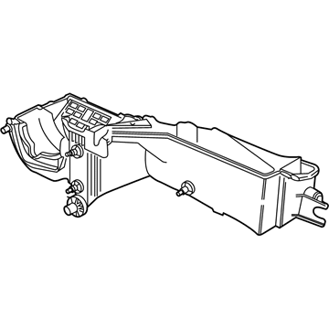 Mopar 5014859AA Housing-A/C And Heater Lower 5014859AA Mopar Housing-A/C And Heater Lower Illustration 1 of 1