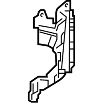 68363252AB Mopar Bracket B Pillar Illustration 1 of 1