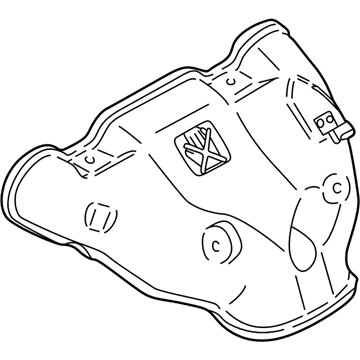 MR571114 Mopar Cover-Exhaust Manifold Illustration 1 of 1