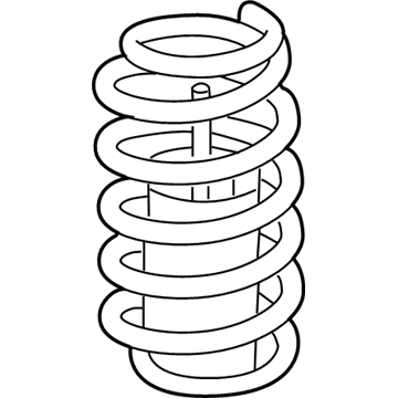68065241AB Mopar Rear Coil Spring Illustration 1 of 1