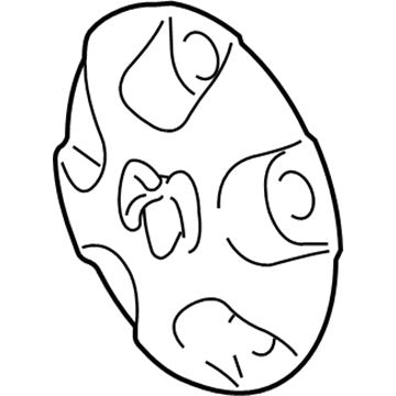 5290814AA Mopar Center Wheel Cap Illustration 1 of 1