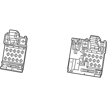 68104422AB Mopar Rear Seat Back Panel Illustration 1 of 1