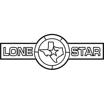 68149705AA Mopar Tailgate Nameplate Illustration 1 of 1