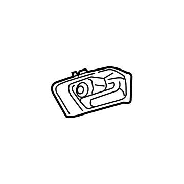 Mopar 7HV821D4AA Inside Release Handle 7HV821D4AA Mopar Inside Release Handle Illustration 1 of 1