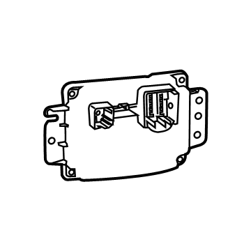 68492600AB Mopar Module-A/C And Heater Illustration 1 of 1