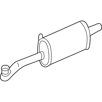 5278503AH Mopar Exhaust Muffler Illustration 1 of 1