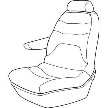 WR811L5AA Mopar Front Seat Illustration 1 of 1