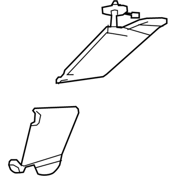 2012 Dodge Avenger Sun Visor - 1GW16HL1AA